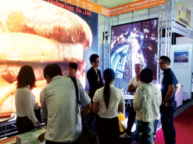 马来西亚国际广告及LED展304AM永利展会现场