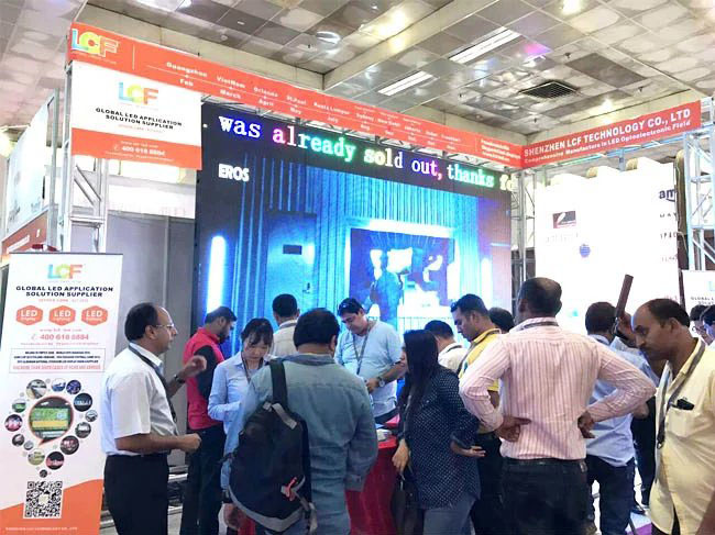 2016年印度新德里广告展304AM永利展会现场