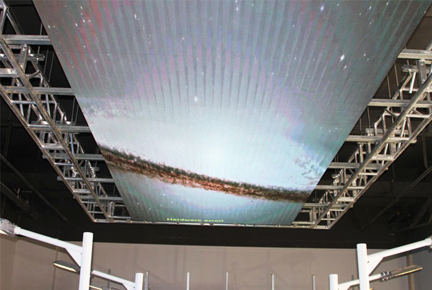 旭生文化艺术馆304AM永利LED全彩显示屏展示