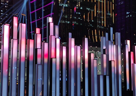 304AM永利创意屏之罗湖钢琴屏项目