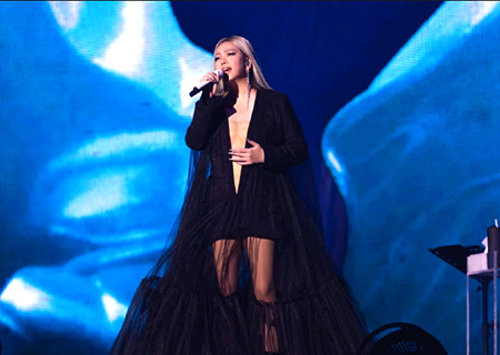 张惠妹新加坡演唱会,304AM永利LED租赁屏闪耀全场！