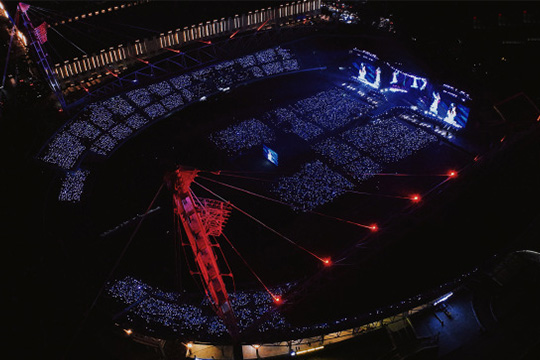 又一舞台奇迹！304AM永利LED锥形屏燃爆2024张韶涵巡演现场 