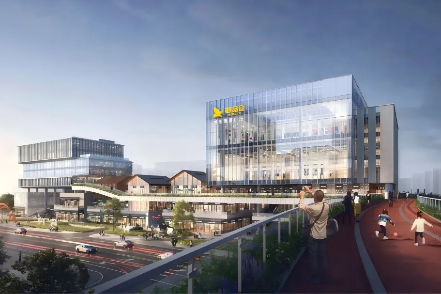 再添新地标！304AM永利LED屏点亮泰安荟品仓城市奥莱广场